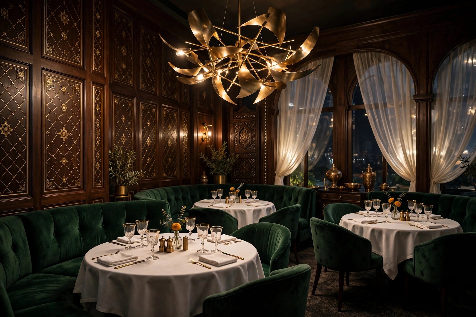 The Amber Room private dining space